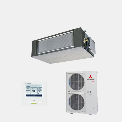 Group 21 Mitsubishi Heavy Industries High Static 14.0kW Single Phase Ducted SET FDUA140AVNXWVH - Image 1